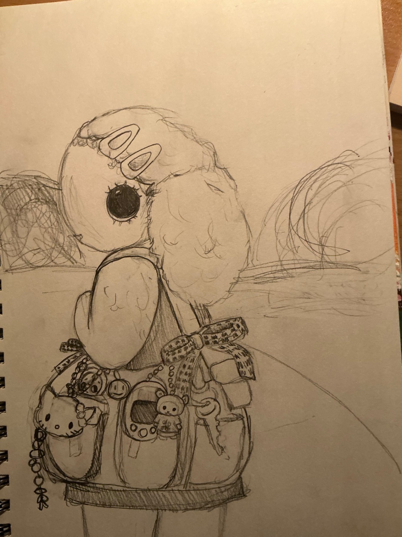 Poodle with treasures