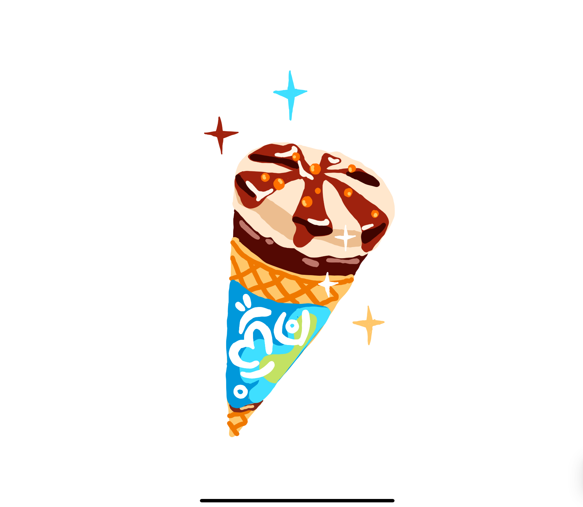 Sparkle cone